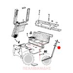 Κάτω αριστερό πλαστικό καμπίνας Landini 6550-8550-9880-10000 Κάτω αριστερό πλαστικό καμπίνας Landini 6550-8550-9880-10000