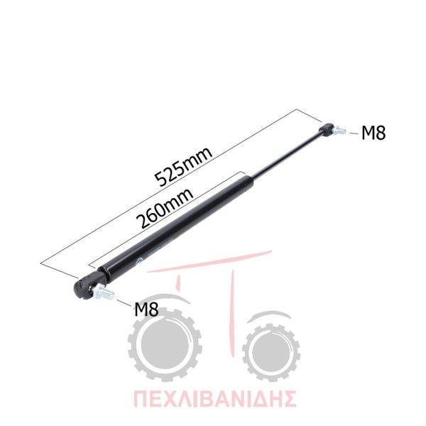 Μπουκάλα πίσω τζάμι Landini 6550-8880-10000