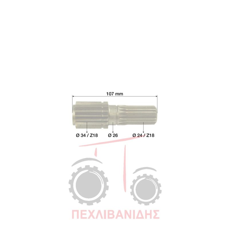 Μειαξόνιο εμπρός Ford 5610-6610-7610-8210 Μειαξόνιο εμπρός Ford 5610-6610-7610-8210