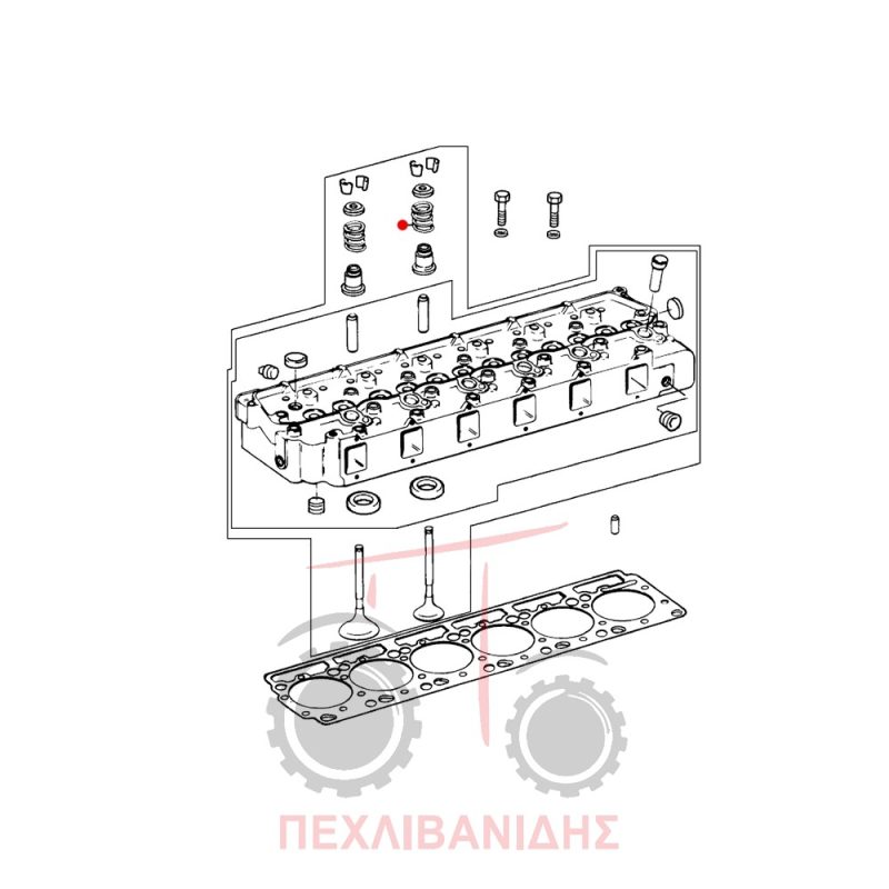 Ελατήριο βαλβίδας μηχανής Perkins 1300