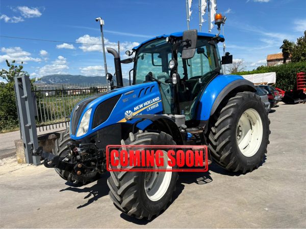 Blue tractor New Holland T5