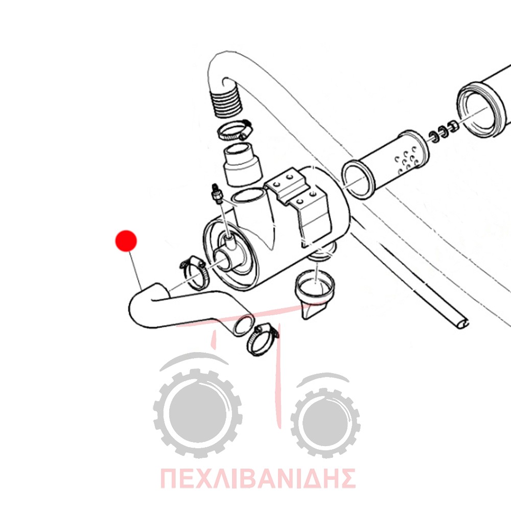 Κολάρο αέρος ξηρού τύπου Massey Ferguson 240