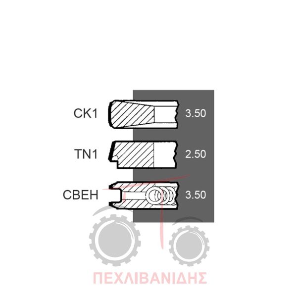 Eλατήρια κινητήρα Perkins 1004-1006T