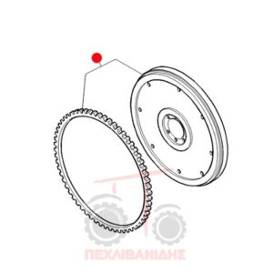 Bολάν κινητήρα με γρανάζι MF 3095-3120-6170-6180