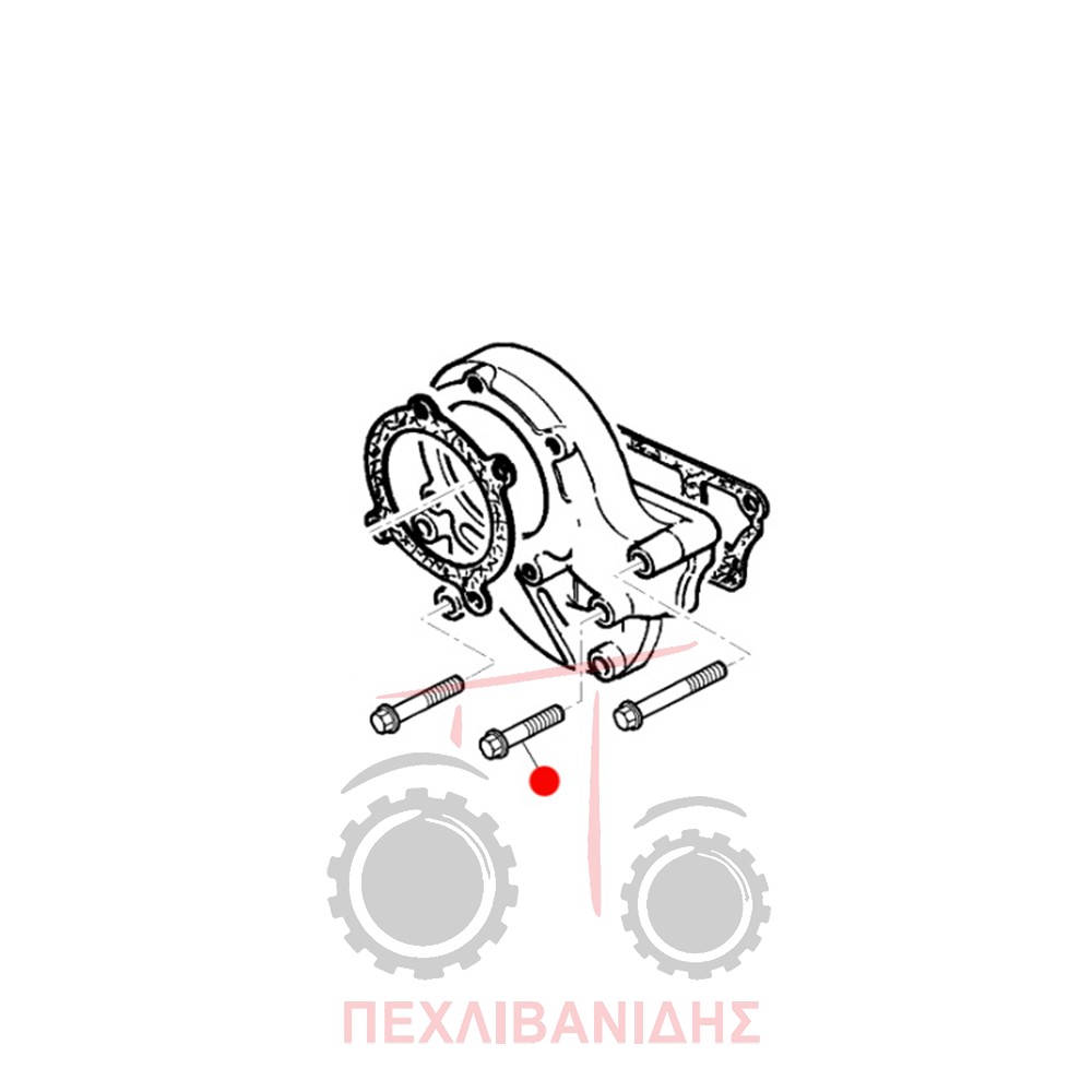 Βίδα υδραντλίας & Θερμοστάτη Perkins 1004-1006