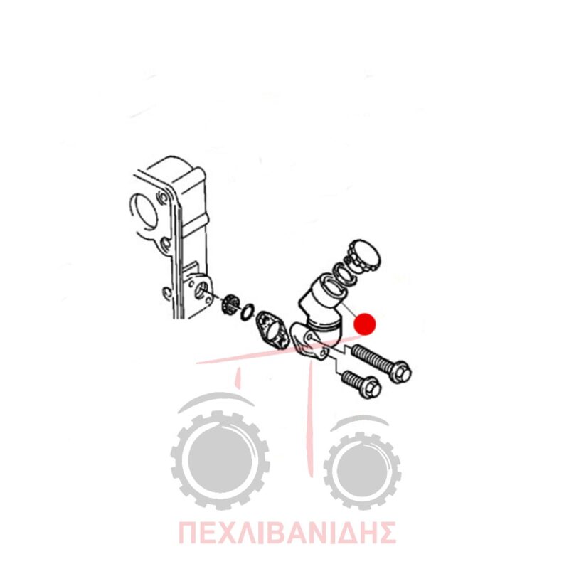 Στόμιο λαδιού κινητήρα Massey Ferguson 4260-4360-6160-6170