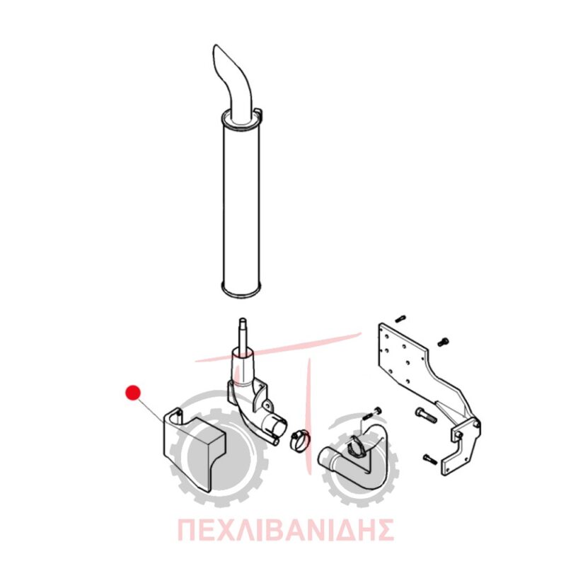 Προστατευτική λάμα σελασιέ Massey Ferguson 6445-6455 Προστατευτική λάμα σελασιέ Massey Ferguson 6445-6455
