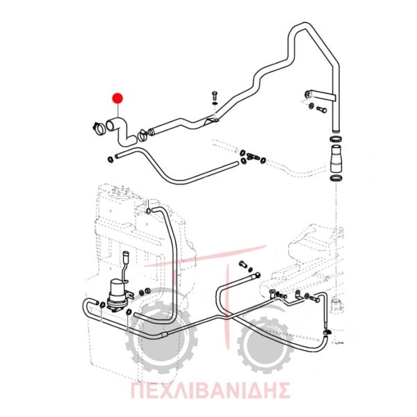 Κολάρο ρεζερβουάρ MF 3425-3435-3445-3455