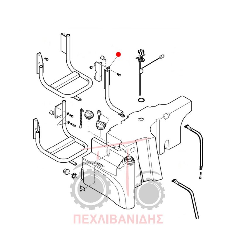 Βάση ρεζερβουάρ Massey Ferguson 5425-5445-5460-6445-6455