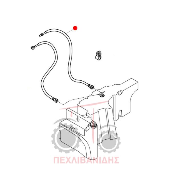 Σωληνάκι πετρελαίου ρεζερβουάρ MF 5445-5455-6445-6455-6460