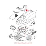 Βάση σωλήνα επιστροφών δοχείου νερού Massey Ferguson 2405-2410-2415 Βάση σωλήνα επιστροφών δοχείου νερού Massey Ferguson 2405-2410-2415