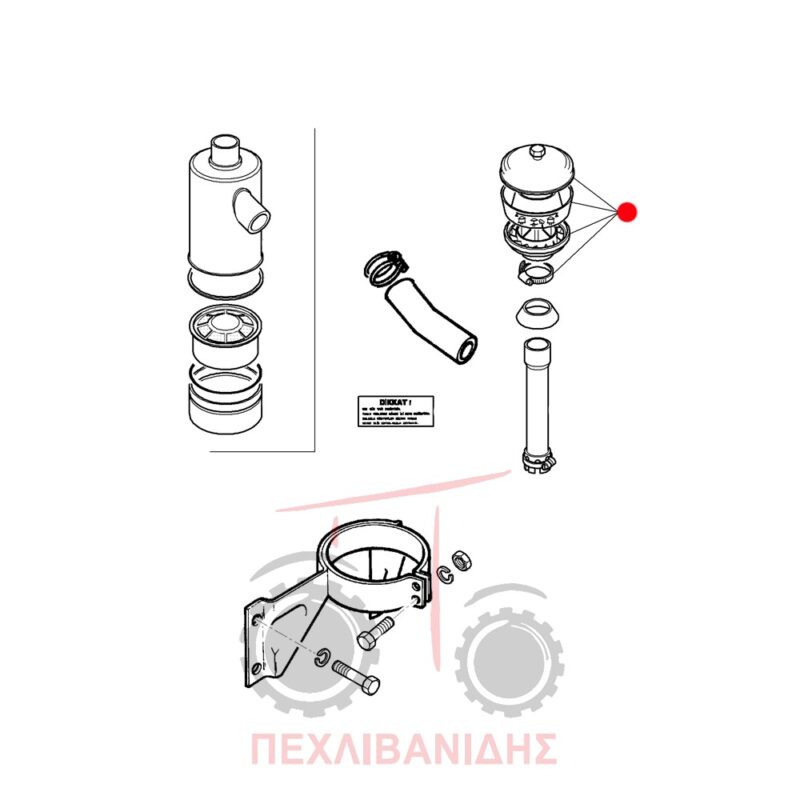 Προφίλτρο Massey Ferguson 240 Προφίλτρο Massey Ferguson 240