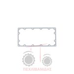 Φλάντζα ψυγείου λαδιού μηχανής χάρτινη Massey Ferguson 6270-6280-6290-8210-8220 Φλάντζα ψυγείου λαδιού μηχανής χάρτινη Massey Ferguson 6270-6280-6290-8210-8220
