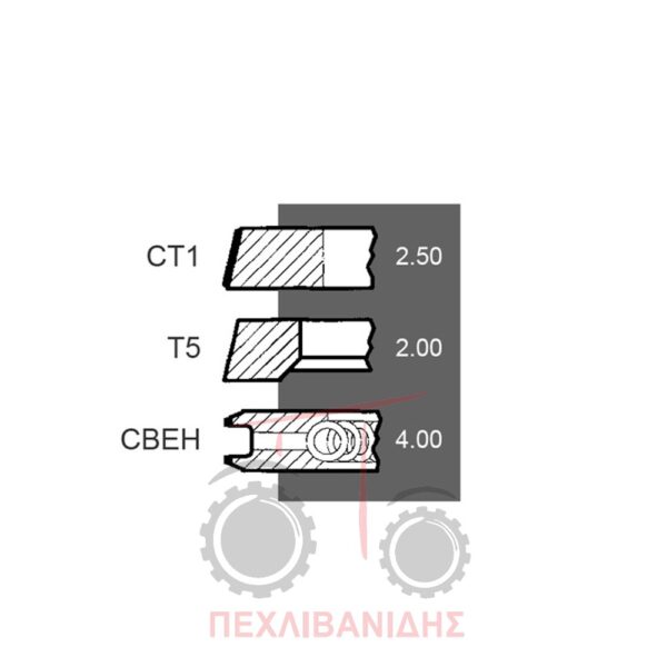 Ελατήρια 95mm Perkins 903-27