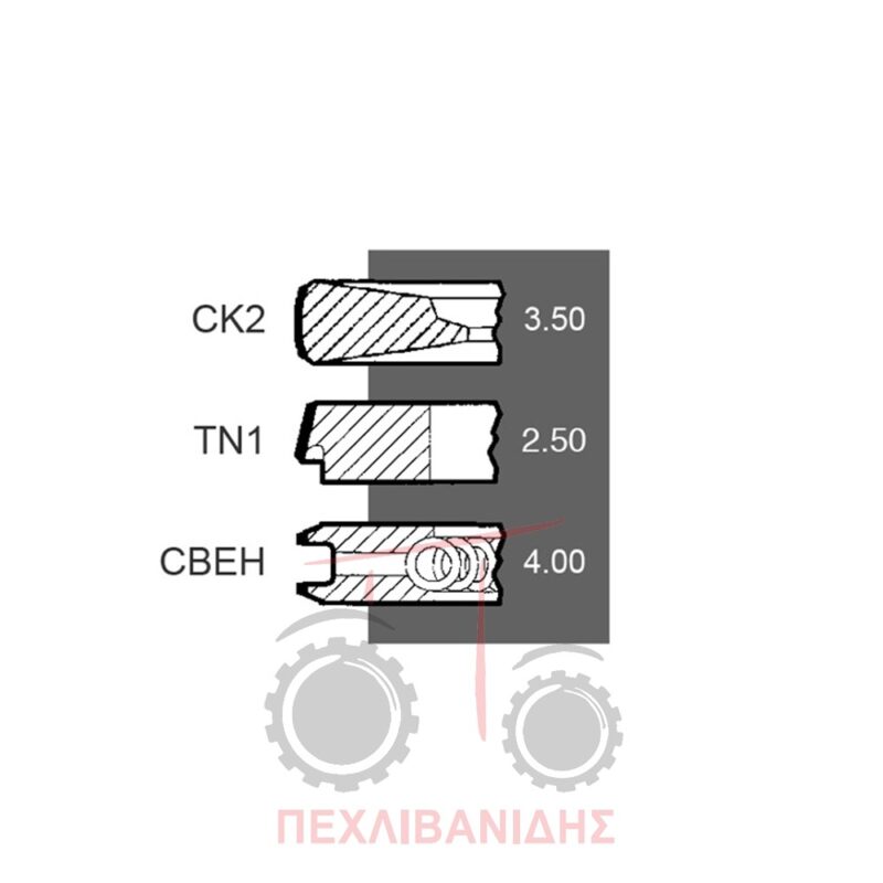Ελατήρια κινητήρα Perkins 1004-1006Τ