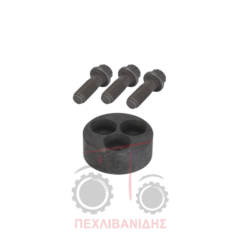 Πλακάκι στροφάλου - 3 βίδες τροχαλίας Massey Ferguson 3000-390-4200-6150