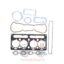 Σετ άνω φλάντζες Massey Ferguson 65-155-165