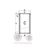Χιτώνιο κινητήρα Perkins LF-248-6372.6
