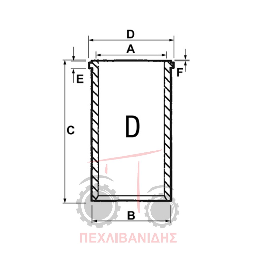 Engine liner Perkins 212-236-6354 - Image 2