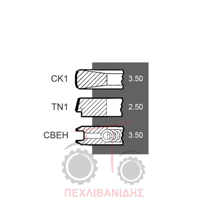Eλατήρια κινητήρα Massey Ferguson 4200-4300-6170-6270-8210 Eλατήρια κινητήρα Massey Ferguson 4200-4300-6170-6270-8210