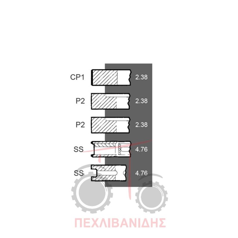 Ελατήρια κινητήρα FE35-23C Ελατήρια κινητήρα FE35-23C