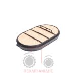 Εσωτερικό φίλτρο αέρος οβάλ Massey Ferguson 6400-7400-7600-7700-8700 Εσωτερικό φίλτρο αέρος οβάλ Massey Ferguson 6400-7400-7600-7700-8700
