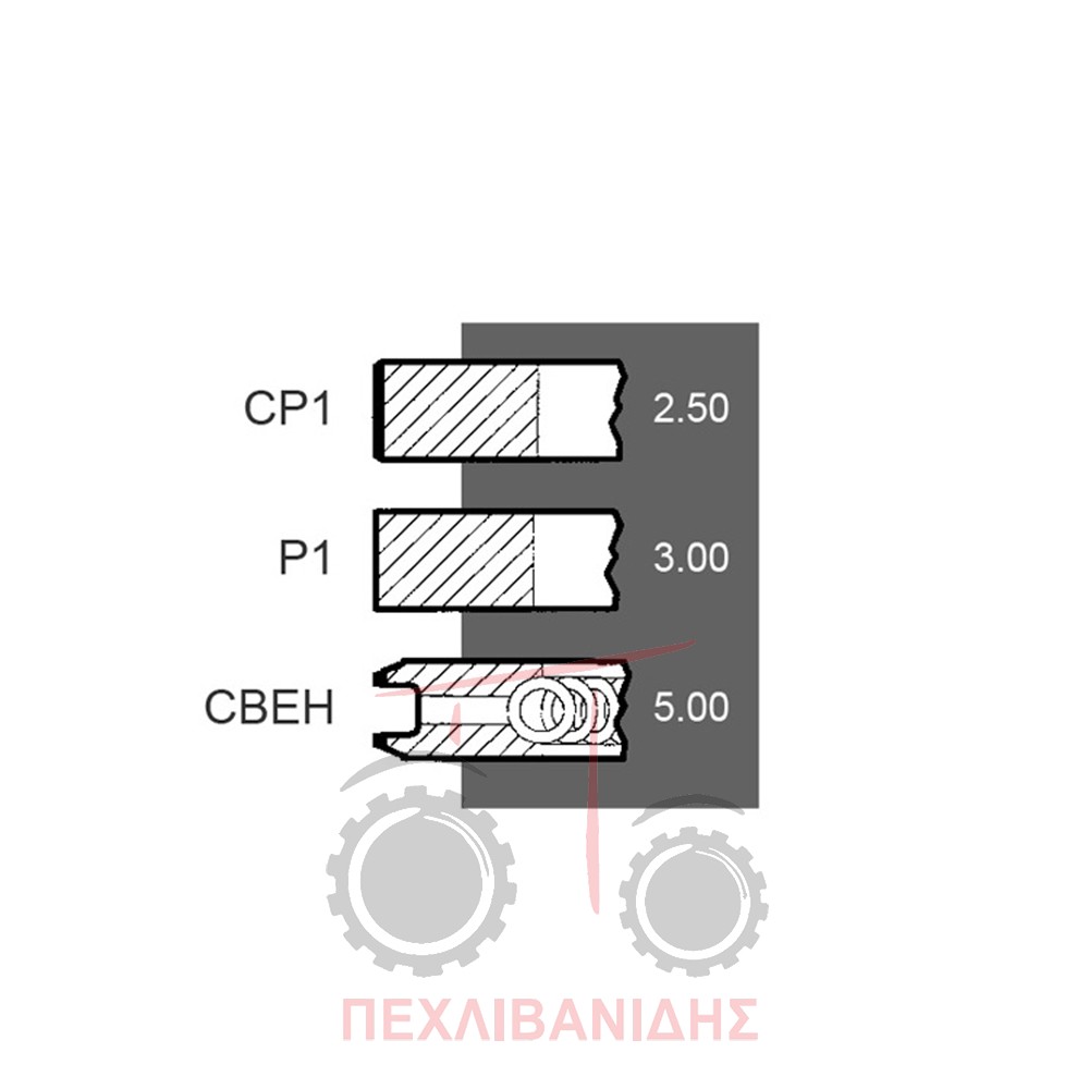 Ελατήρια κινητήρα SISU 612