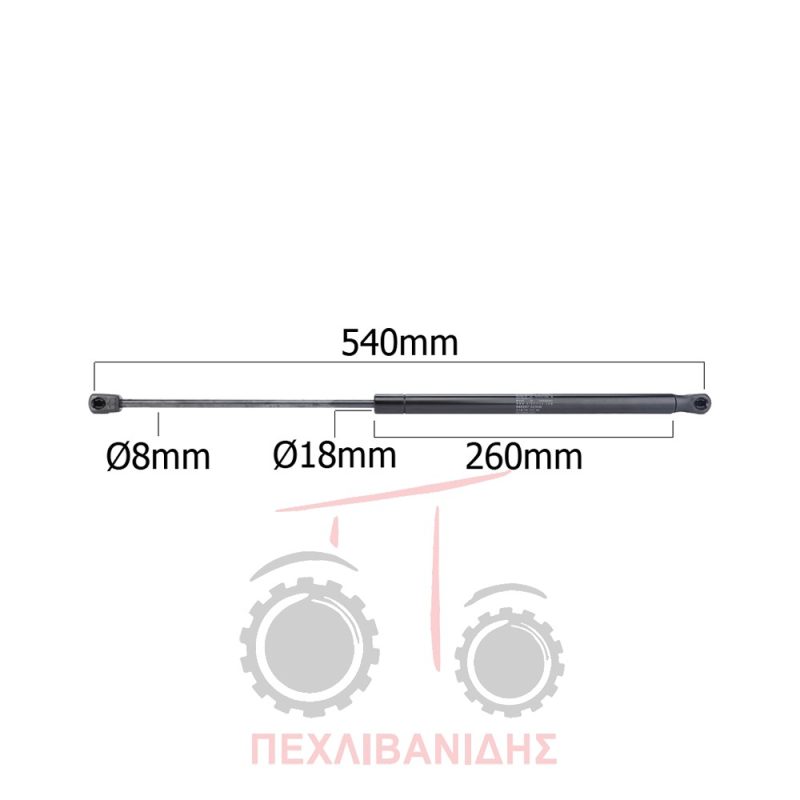 Μπουκάλα βάσης ψυγείων 300N Massey Ferguson 6400-7400 Μπουκάλα βάσης ψυγείων 300N Massey Ferguson 6400-7400