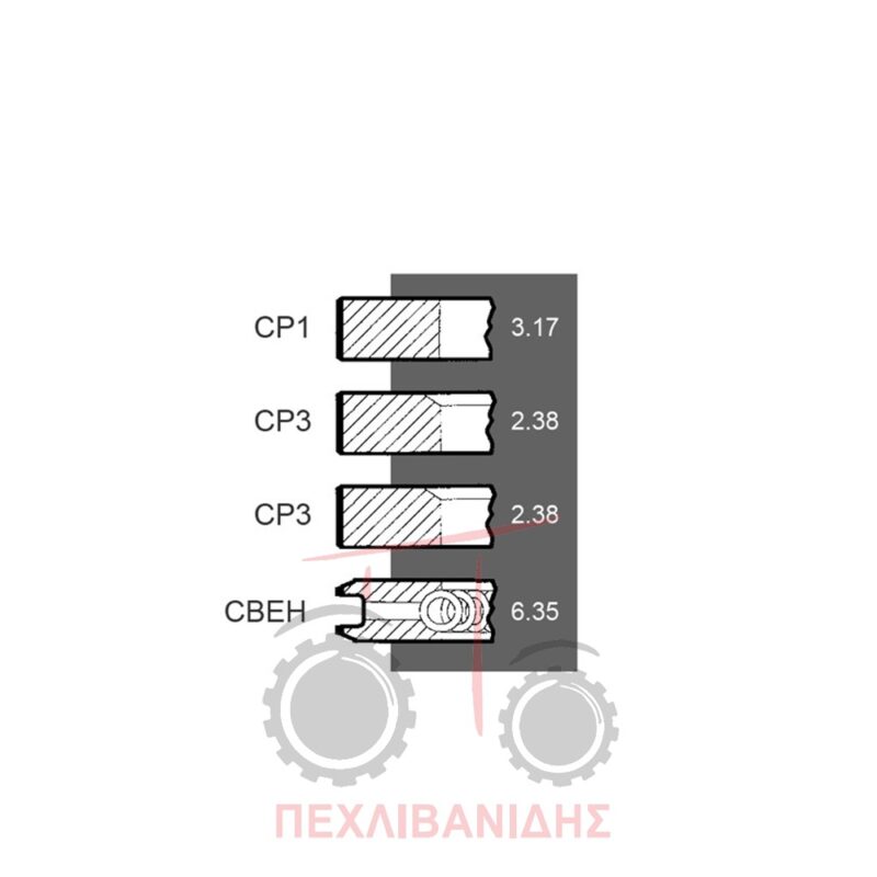 Ελατήρια κινητήρα Perkins 212-236-6354.4 Ελατήρια κινητήρα Perkins 212-236-6354.4
