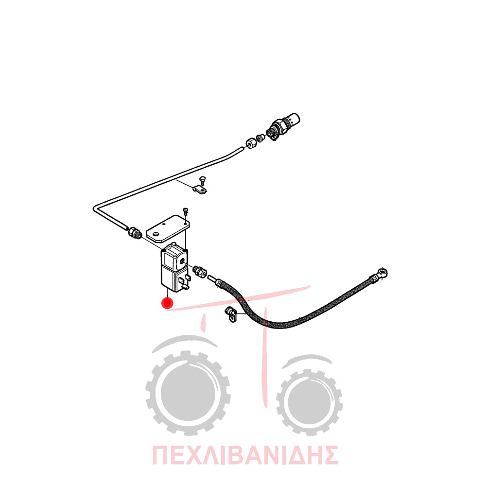Ηλεκτροβαλβίδα προθέρμανσης Massey Ferguson 3670-3680-3690-8100-8200
