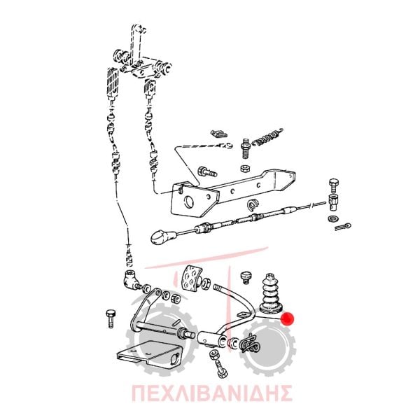 Πεντάλ γκαζιού Massey Ferguson