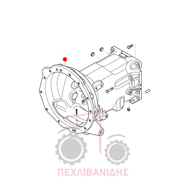 Κουτί συμπλέκτη λεκτή Massey Ferguson