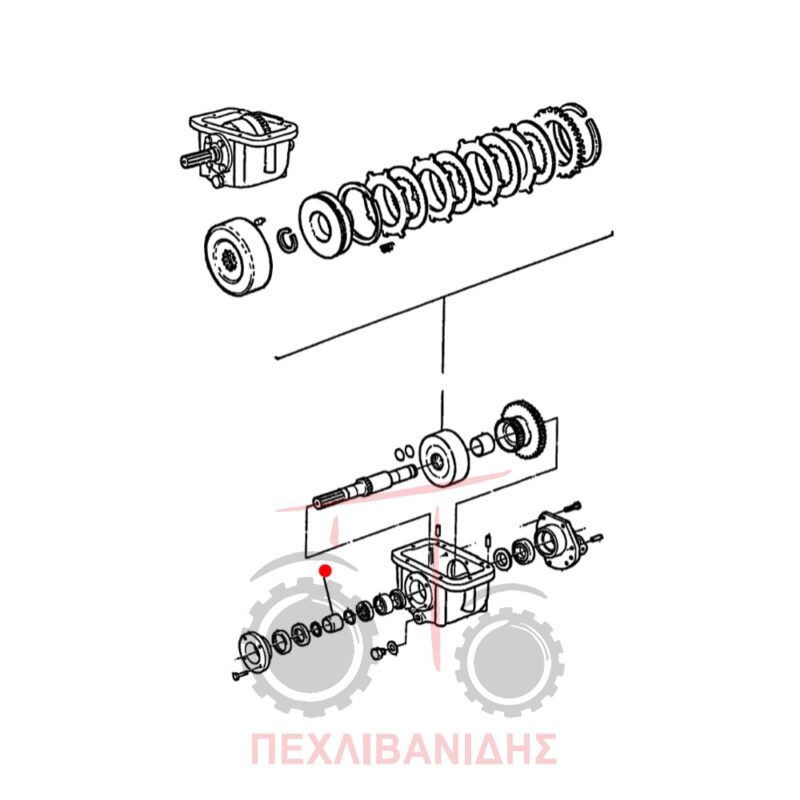 Δαχτυλίδι εμπρός διαφορικού Massey Ferguson 290-460-699