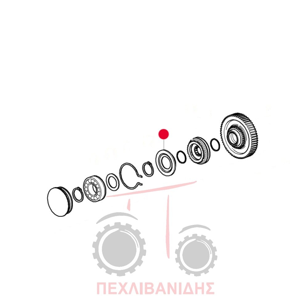 Ροδέλα συγχρονιστή Massey Ferguson 3400VSF
