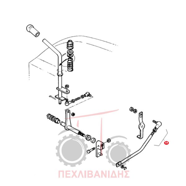 Μπράτσο λεβιέ ρεβέρσας Massey Ferguson 243-253-263-410-420-430