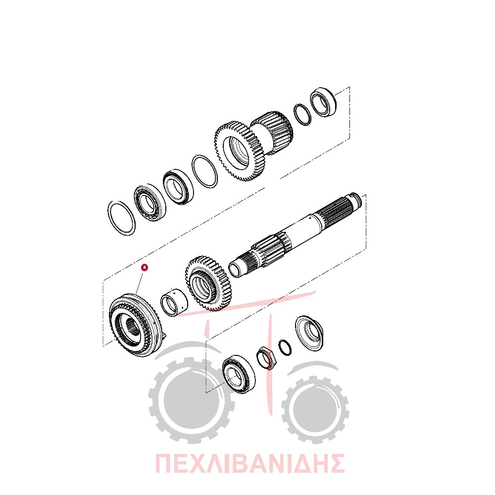 Συνχρονιζέ κομπλέ Massey Ferguson 5410-5450-5608-5610-5708-5711