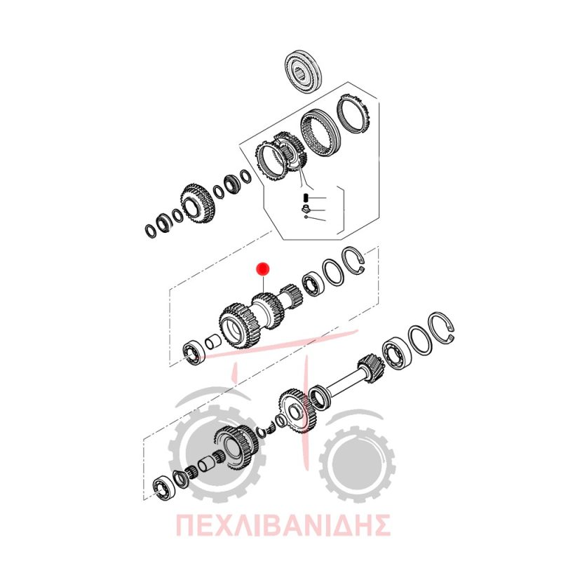 Άξονας σασμάν Massey Ferguson 3600-3700