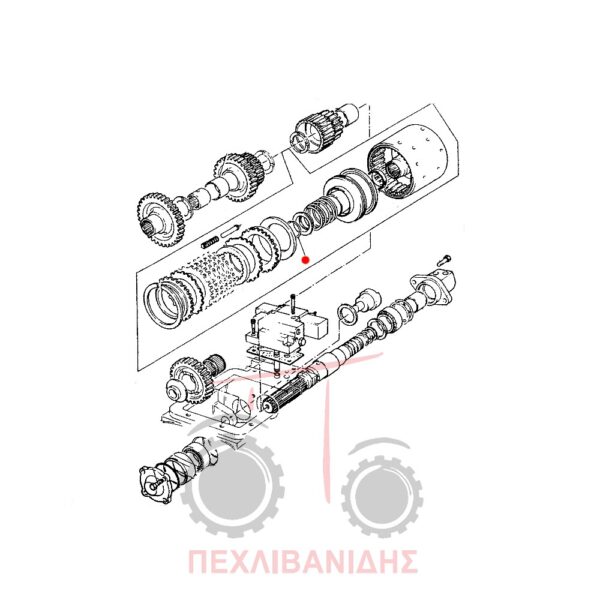 Όρινγκ καμπάνας ΡΤΟ 4200 Massey Ferguson