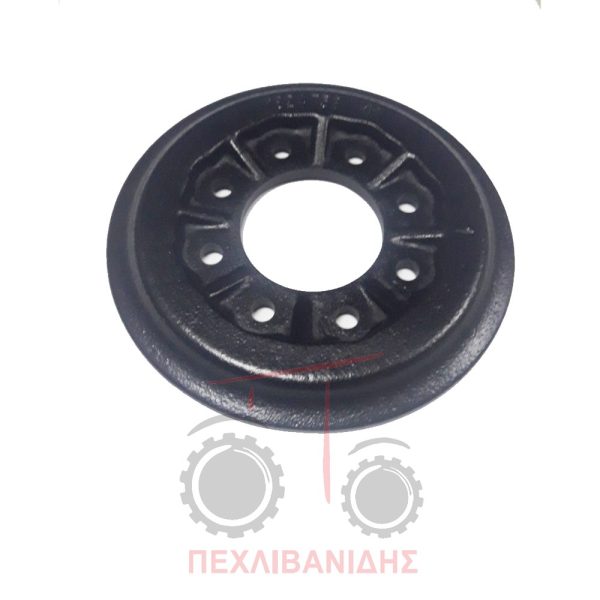 Πλάκα καμπάνας τιμονιού + φρένα Landini trekker-C6500-C6830