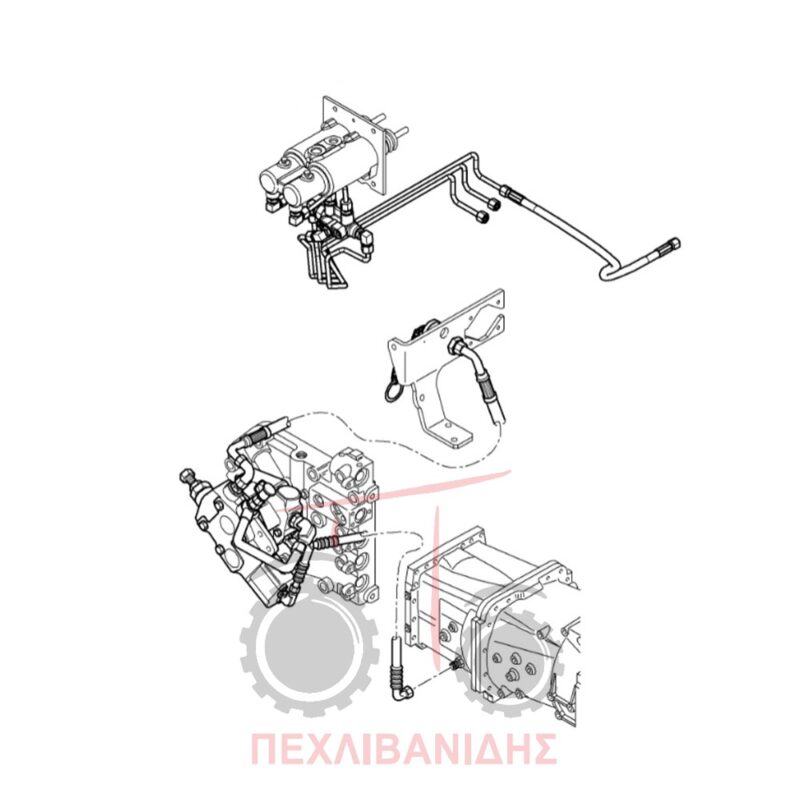 Κιτ υδραυλικά φρένα Massey Ferguson 5400-6400-7400-8400-8600 Κιτ υδραυλικά φρένα Massey Ferguson 5400-6400-7400-8400-8600