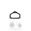 Φλάντζα βάσης φρένων Massey Ferguson 165-175-188-290-390-595-4260-4270