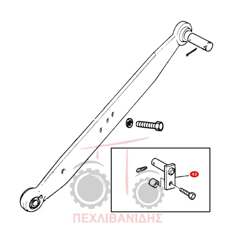 Πείρος λάμας υδραυλικού Massey Ferguson 290-390-398-4260-4360 Πείρος λάμας υδραυλικού Massey Ferguson 290-390-398-4260-4360