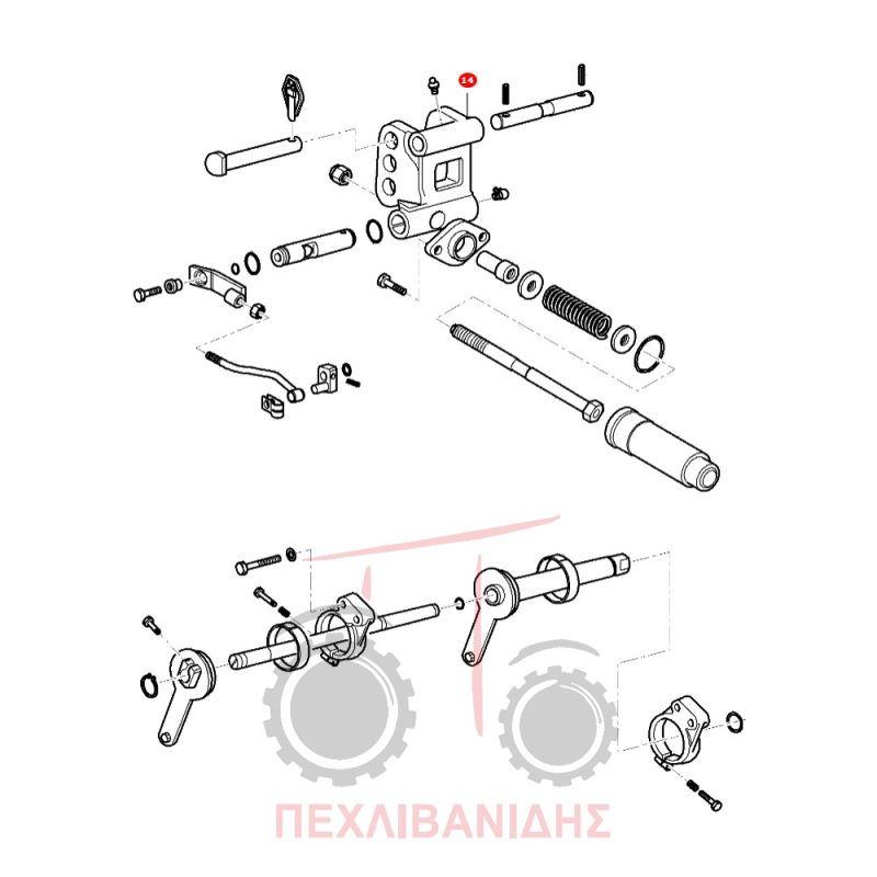 Βάση ραντάρ Massey Ferguson 3600-3700