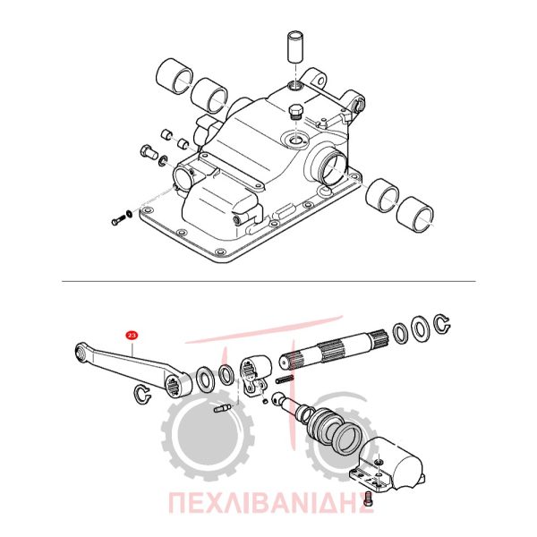 Μπράτσο υδραυλικού Massey Ferguson 3600