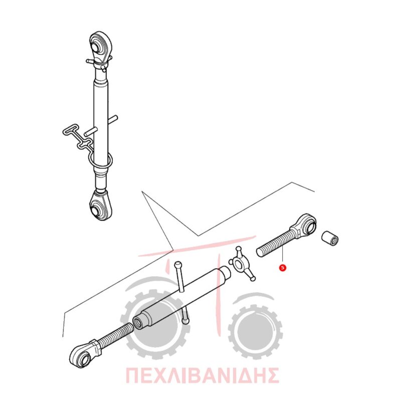 Άκρο ραντάρ Massey Ferguson 3625-3630-3645