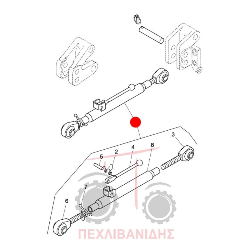 Ραντάρ υδραυλικού Landini Alpine-Powerfarm