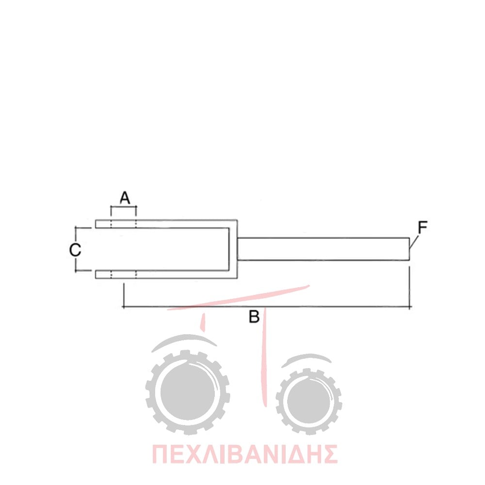 Levelling box fork Massey Ferguson 35X - Image 2