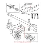 Κοτσαδούρα κάτω πλάκας Massey Ferguson 35-135-165-240 Κοτσαδούρα κάτω πλάκας Massey Ferguson 35-135-165-240
