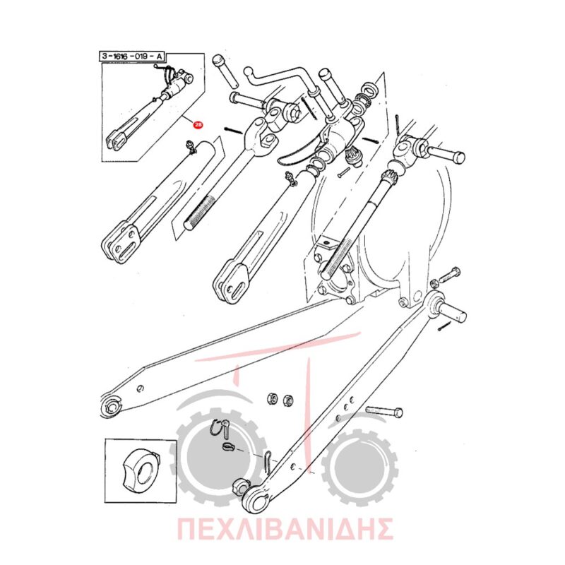 Λατέρνα κομπλέ Massey Ferguson 65X-165-175 Λατέρνα κομπλέ Massey Ferguson 65X-165-175