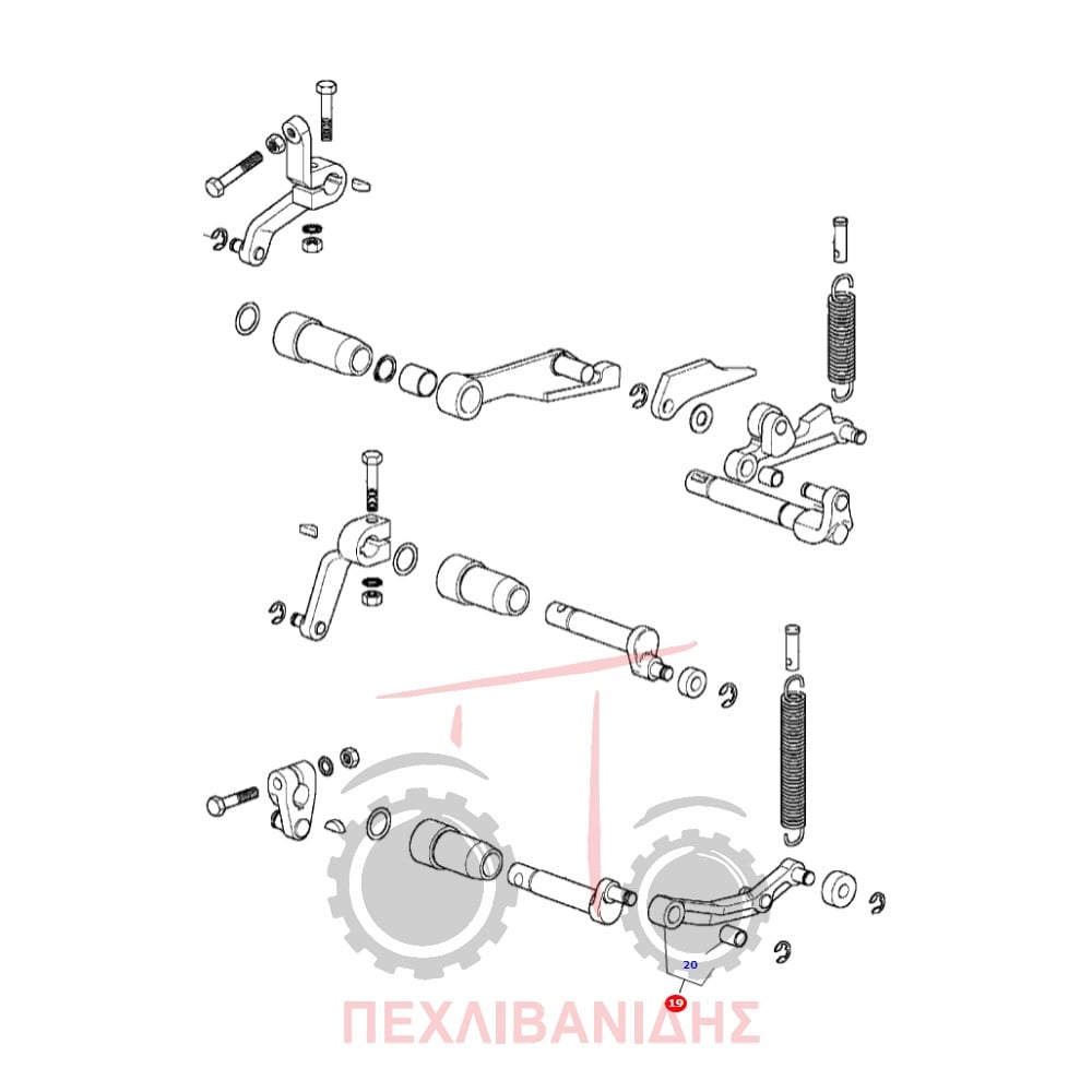 Μπράτσο ανταπόκρισης Massey Ferguson 3300-3400